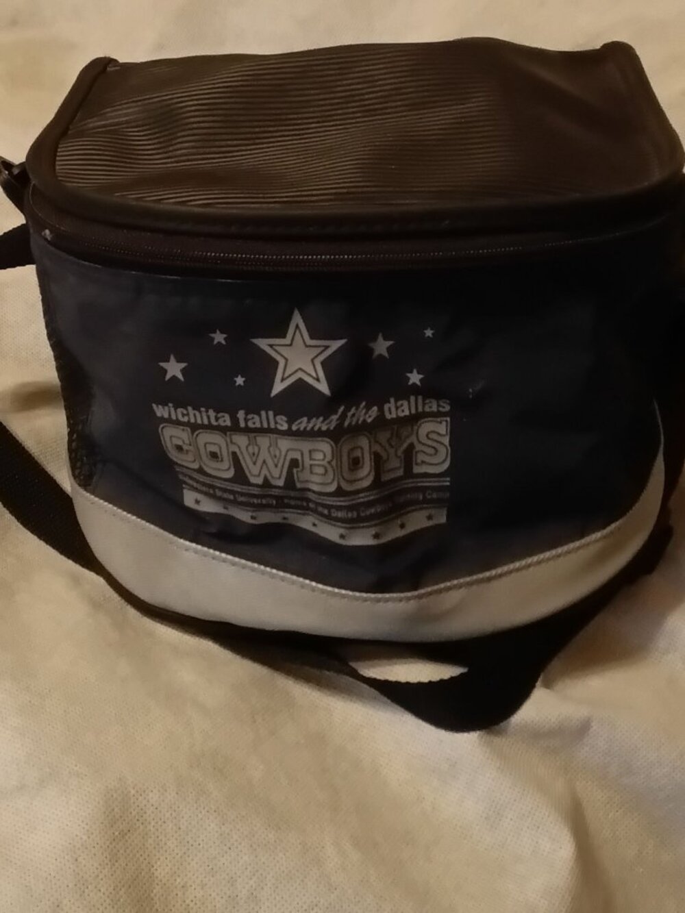 Vintage 1998 Dallas Cowboys Training Camp Koozie Insulated Bag MSU Wichita Falls